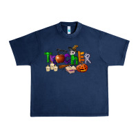Navy halloween teacher Urban Heavy Tee - LillyAllenDesigns