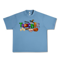 Pebble Blue halloween teacher Urban Heavy Tee - LillyAllenDesigns