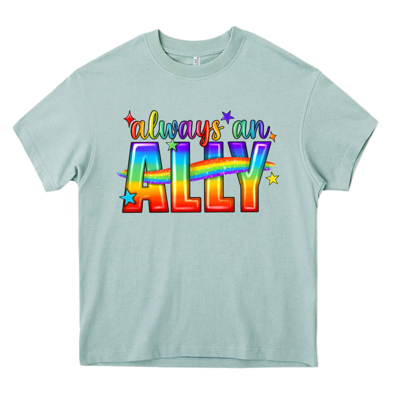 Always An Ally Pride Lgbtq Heavy Core Tee by BundleAndBundleShop | Teevron