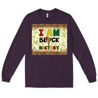 Plum i am black history Long Sleeve Tee - Artiststas