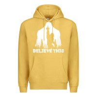 Antique Gold bigfoot t  shirt believe this t  shirt Premium Hoodie - linhVisuals