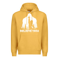 Mustard bigfoot t  shirt believe this t  shirt Premium Hoodie - linhVisuals