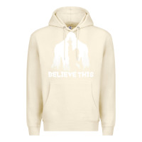 Sandshell bigfoot t  shirt believe this t  shirt Premium Hoodie - linhVisuals