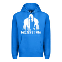 True Royal bigfoot t  shirt believe this t  shirt Premium Hoodie - linhVisuals