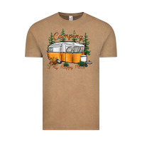 Vintage Coffee camping is my happy place Vintage Tee - SublimationCraftShop