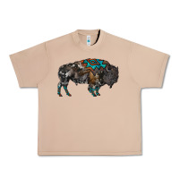 Burro cowhide bison Urban Heavy Tee - RanaPortraitStore