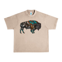 French Oak cowhide bison Urban Heavy Tee - RanaPortraitStore