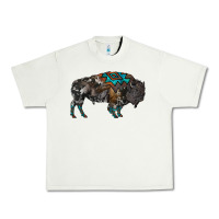 Pistachio cowhide bison Urban Heavy Tee - RanaPortraitStore
