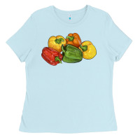 Baby Blue Peppers Ladies Tee - LillyAllenDesigns