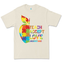 Bone Autism Teach Accept Understand Love Premium Tee - CowhideDigitalArt