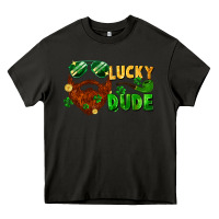 Asphalt lucky dude saint patrick's bearded man Heavy Core Tee - FaDigitalArtStudio