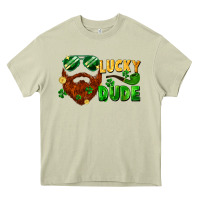 Mossy lucky dude saint patrick's bearded man Heavy Core Tee - FaDigitalArtStudio