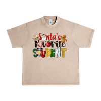 French Oak santa's favorite student christmas Urban Heavy Tee - LillyAllenDesigns