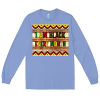 Colony Blue i am black every month Long Sleeve Tee - Artiststas