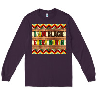 Plum i am black every month Long Sleeve Tee - Artiststas