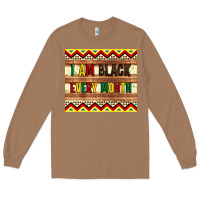 Toasted Coconut i am black every month Long Sleeve Tee - Artiststas