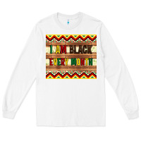 White i am black every month Long Sleeve Tee - Artiststas