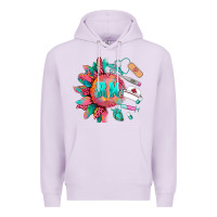 Lilac western registered nurse  medical instruments Premium Hoodie - BarkalooDesign