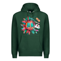 Sports Green western registered nurse  medical instruments Premium Hoodie - BarkalooDesign