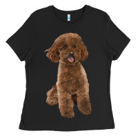 Black Poodles Dog lllustrations Ladies Tee - LillyAllenDesigns