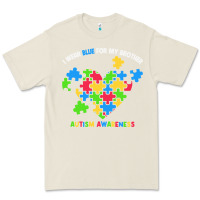 Bone Wear Blue For My Brother Autism Premium Tee - CowhideDigitalArt