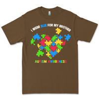 Cacao Wear Blue For My Brother Autism Premium Tee - CowhideDigitalArt