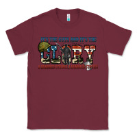 Burgundy It's the guts and it's the glory a hundred stripes Classic Tee - FaDigitalArtStudio