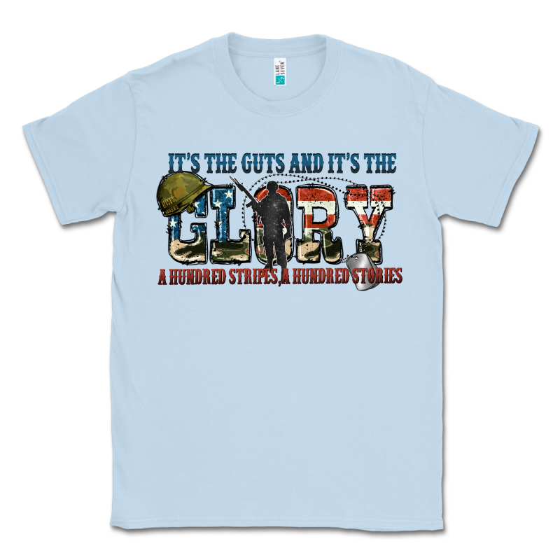 It's The Guts And It's The Glory A Hundred Stripes Classic Tee by FaDigitalArtStudio | Teevron