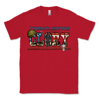 Red It's the guts and it's the glory a hundred stripes Classic Tee - FaDigitalArtStudio