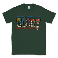 Sports Green It's the guts and it's the glory a hundred stripes Classic Tee - FaDigitalArtStudio
