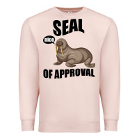 Pale Pink Seal nice Of Approval Premium Sweatshirt - Bettercallsaul