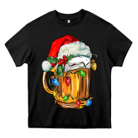 Black christmas beer Heavy Core Tee - FaDigitalArtStudio