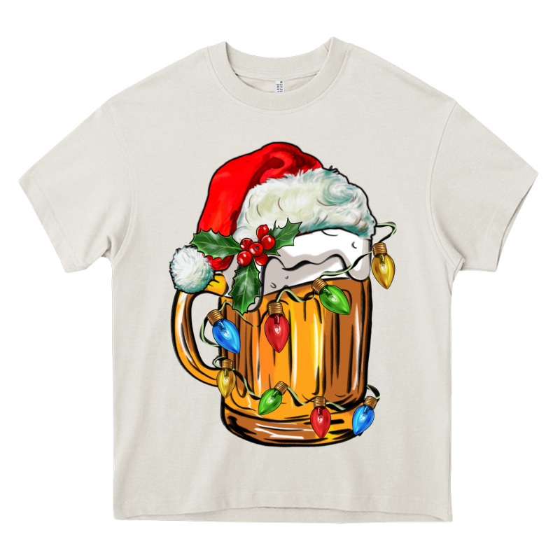 Christmas Beer Heavy Core Tee by FaDigitalArtStudio | Teevron
