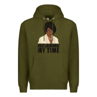 Army Green maxine reclaiming my time funny political quote t shirt Premium Hoodie - baoMotion