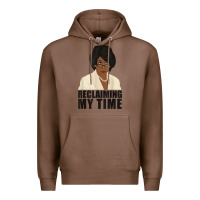 Chestnut maxine reclaiming my time funny political quote t shirt Premium Hoodie - baoMotion