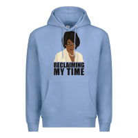 Colony Blue maxine reclaiming my time funny political quote t shirt Premium Hoodie - baoMotion