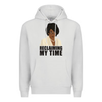 Dove Grey maxine reclaiming my time funny political quote t shirt Premium Hoodie - baoMotion