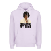 Lilac maxine reclaiming my time funny political quote t shirt Premium Hoodie - baoMotion