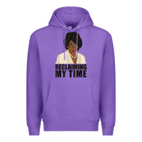 Purple maxine reclaiming my time funny political quote t shirt Premium Hoodie - baoMotion