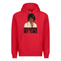 Red maxine reclaiming my time funny political quote t shirt Premium Hoodie - baoMotion