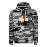 Slate Camo maxine reclaiming my time funny political quote t shirt Premium Hoodie - baoMotion