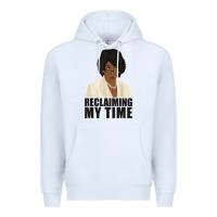 White maxine reclaiming my time funny political quote t shirt Premium Hoodie - baoMotion