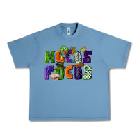 Pebble Blue Hocus Focus Teacher Halloween Urban Heavy Tee - LillyAllenDesigns