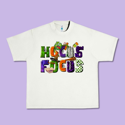 Hocus Focus Teacher Halloween Urban Heavy Tee Designed By Lillyallendesigns