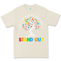 Bone Why Fit In Autism Awareness Premium Tee - CowhideDigitalArt