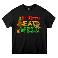 Black be merry eat well Heavy Core Tee - FaDigitalArtStudio