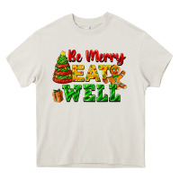 Cream be merry eat well Heavy Core Tee - FaDigitalArtStudio