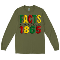 Army Green facts matter 1865 Long Sleeve Tee - Artiststas