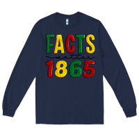 Navy facts matter 1865 Long Sleeve Tee - Artiststas