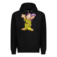 Black dopey Premium Hoodie - baoMotion
